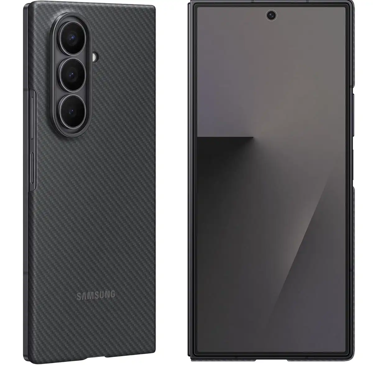 funda oficial de carbono para el galaxy z fold7