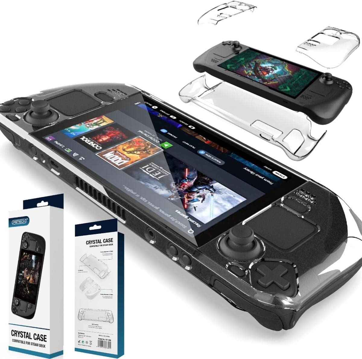 funda transparente nicekool steam deck