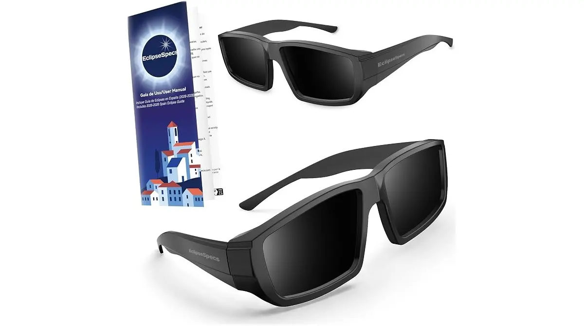 gafas EclipseSpecs para ver el eclipse solar en espana homologadas seguras