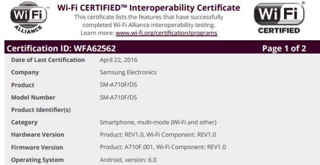 galaxy a7 marshmallow