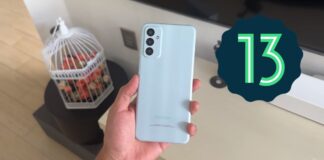 galaxy m13 android 13 actualizacion
