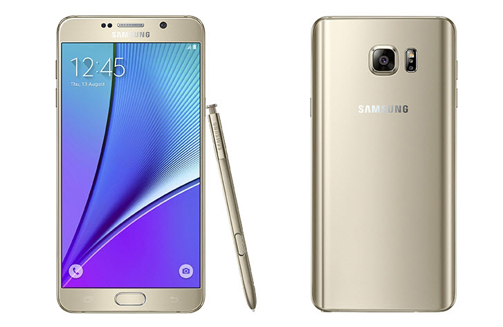 Lanzamiento del Galaxy Note 5 en España