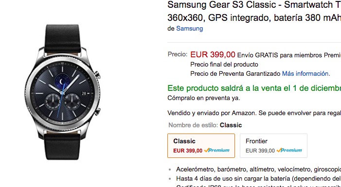 galaxy gear s3 oferta