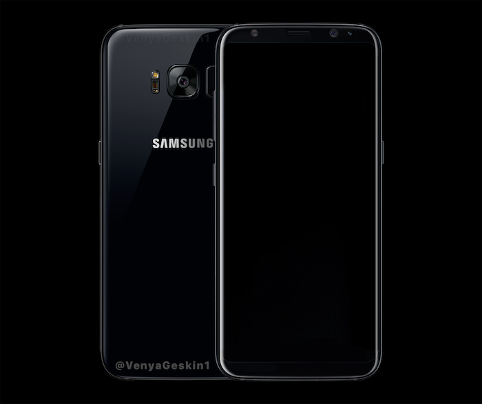 galaxy s8 color negro