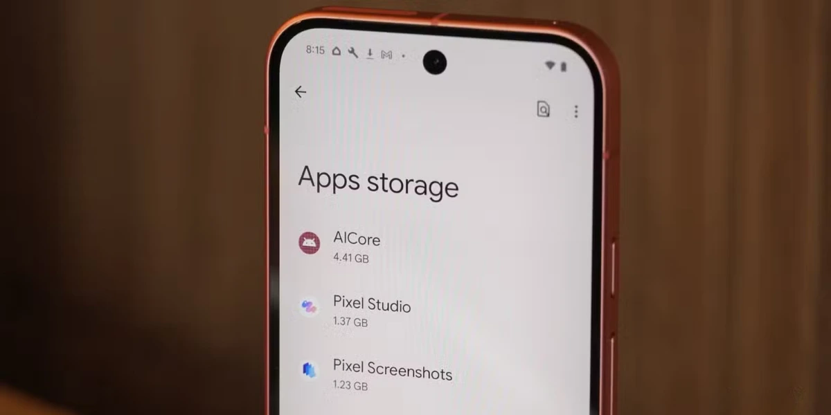 google aicore ocupa mucho espacio como lo soluciono
