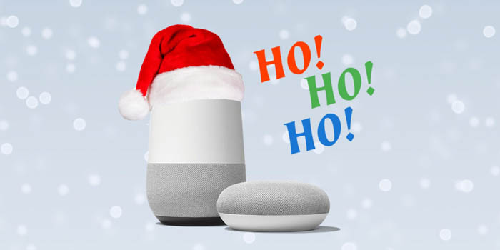 google assistant home papa noel