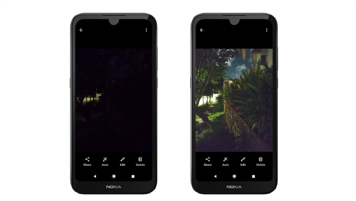 google camera go modo noche