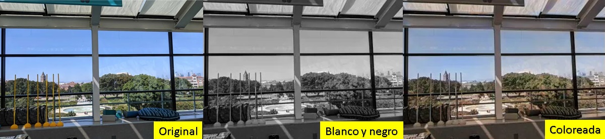 google fotos colorea fotos blanco y negro