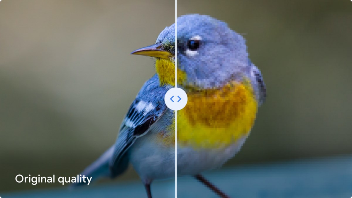 Google Fotos muestra la diferencia entre Calidad original y Alta calidad
