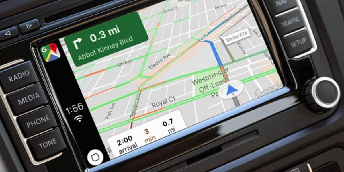 google maps apple carplay