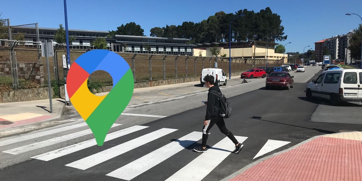 google maps mostrara paso de peatones y aceras