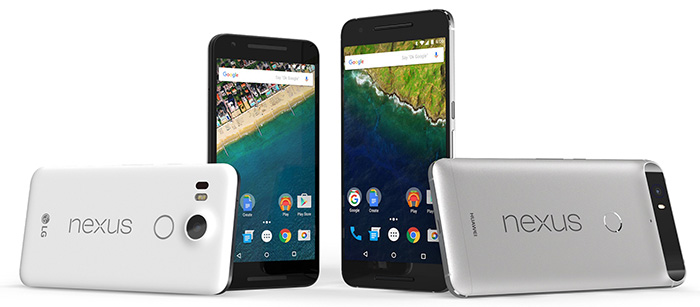 Google Nexus 5X y Nexus 6P