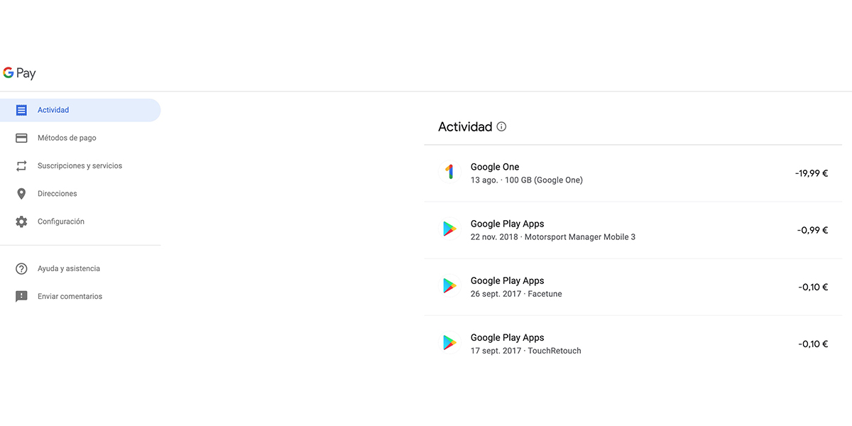 google play factura iva