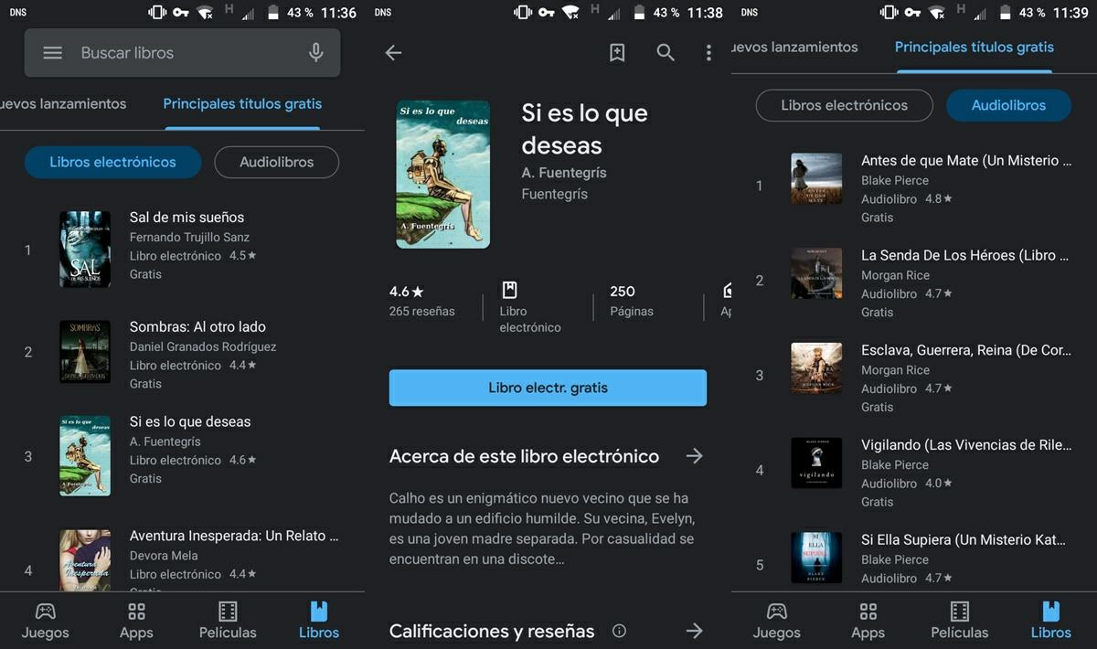 google play store libros gratis