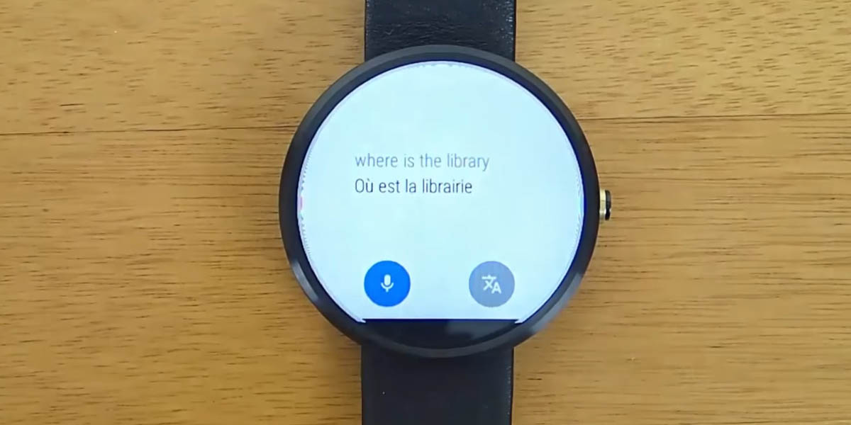 google translate wear os