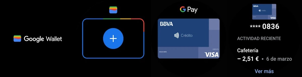 google wallet en Wear OS
