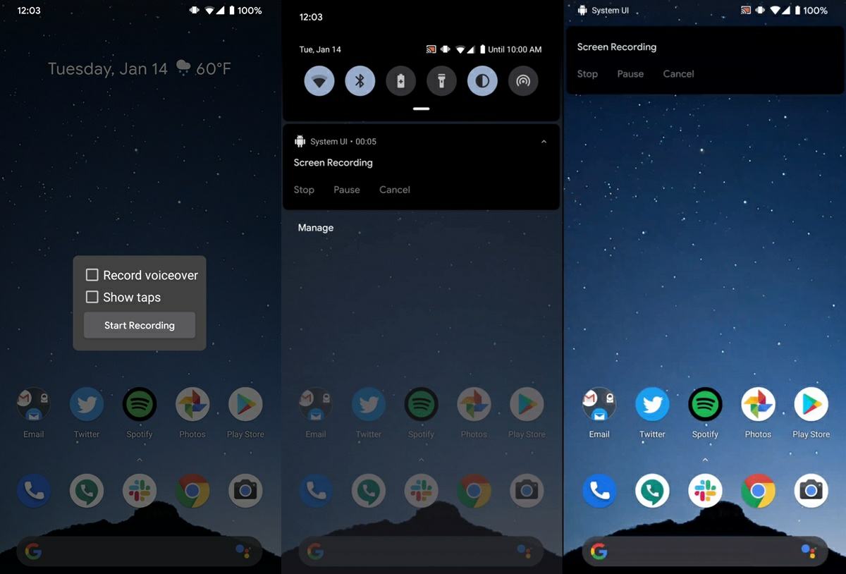 grabacion de pantalla nativa android
