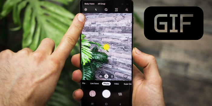 hacer gifs app camara samsung galaxy s10