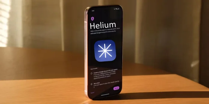 helium browser android navegador con extensiones