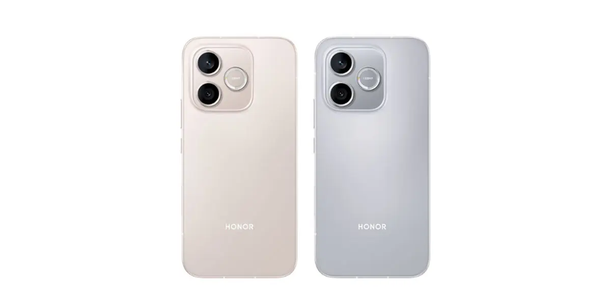 Dos móviles HONOR 600Lite en color dorado y gris