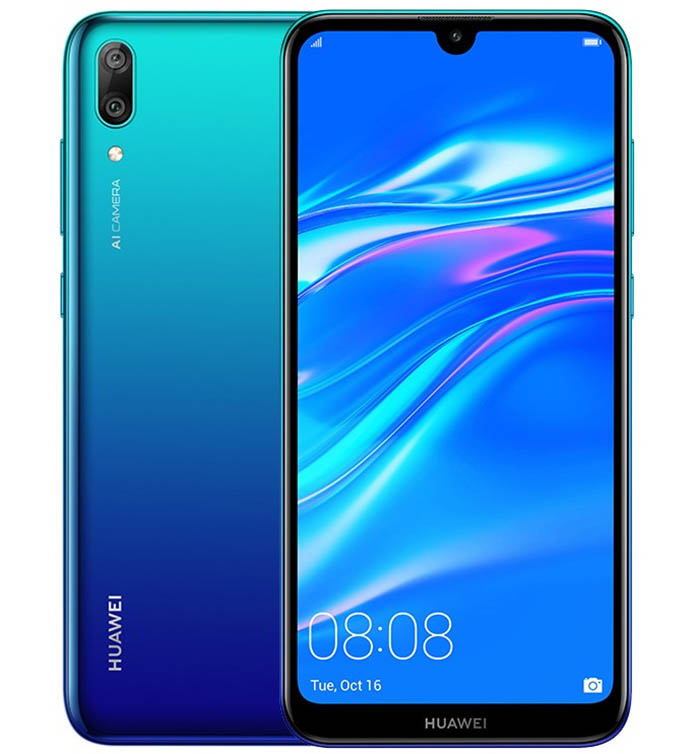 huawei y7 pro 2019 diseño