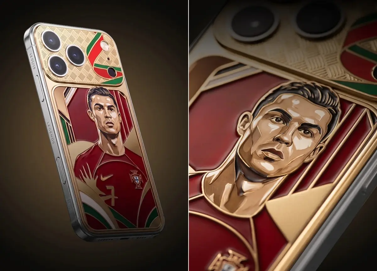 iPhone 17 Pro Max Cristiano Ronaldo oro caviar