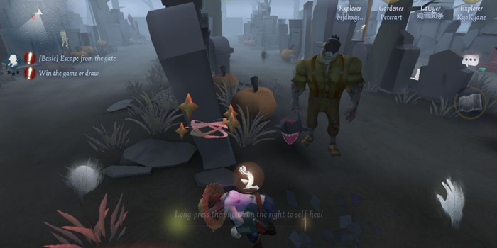 identity v personaje herido