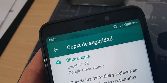 importar copia seguridad WhatsApp