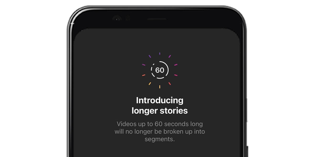instagram aumenta duracion stories 60 segundos