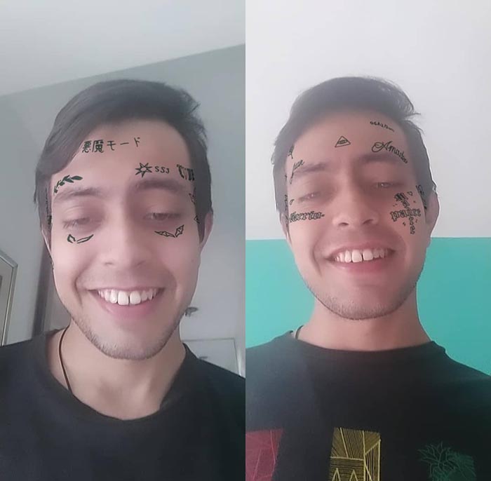 instagram tatuajes cara