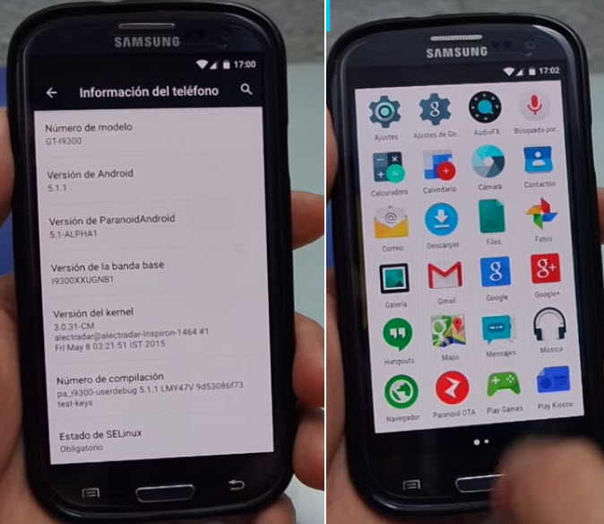 instalar android 511 en galaxy s3-2