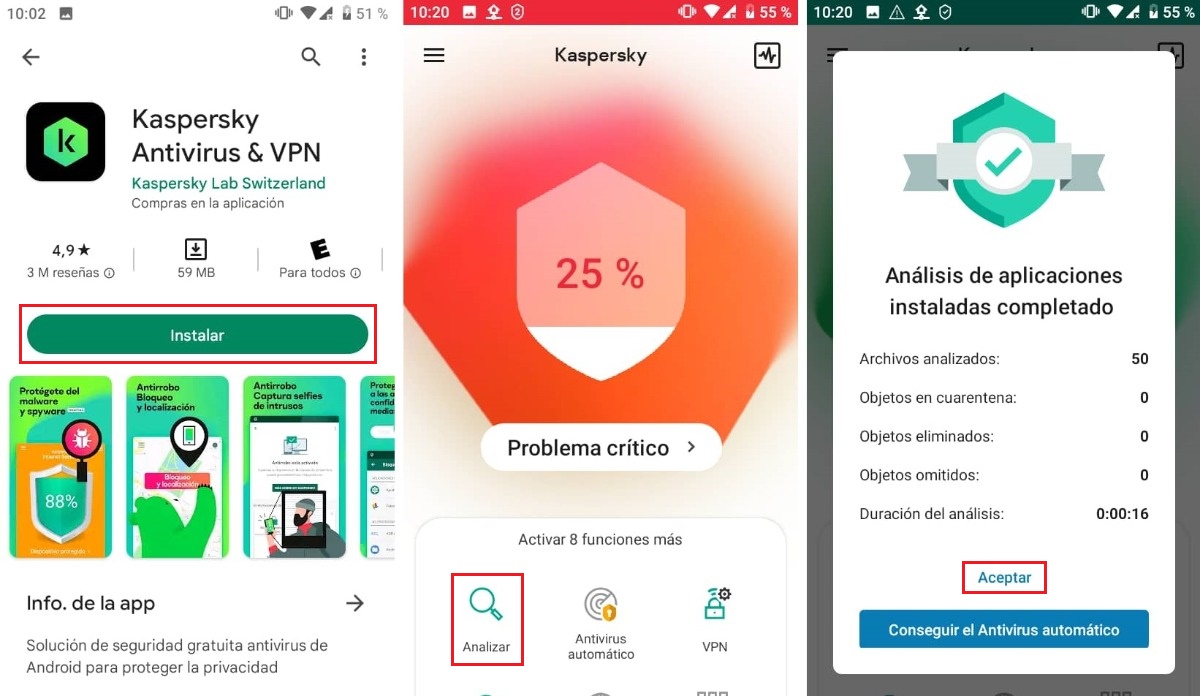 instalar un antivirus