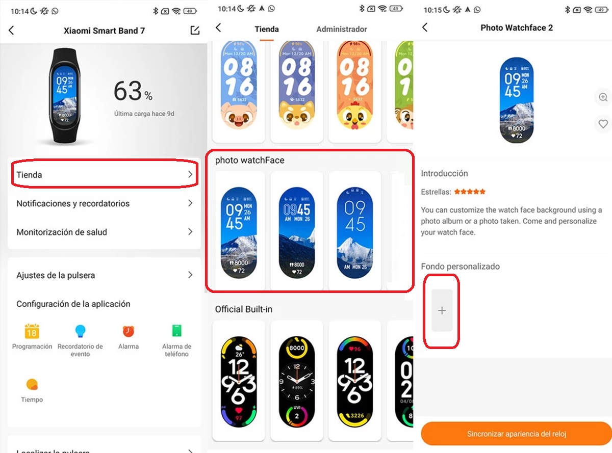 instalar watchface personalizado xiaomi smart band 7