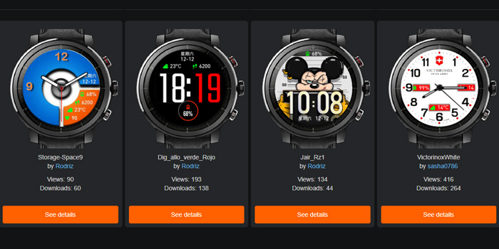 instalar watchfaces amazfit watch 2 stratos