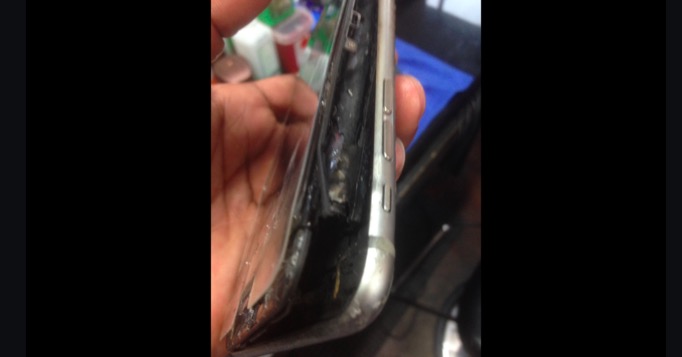 iphone 6s plus explota en cama