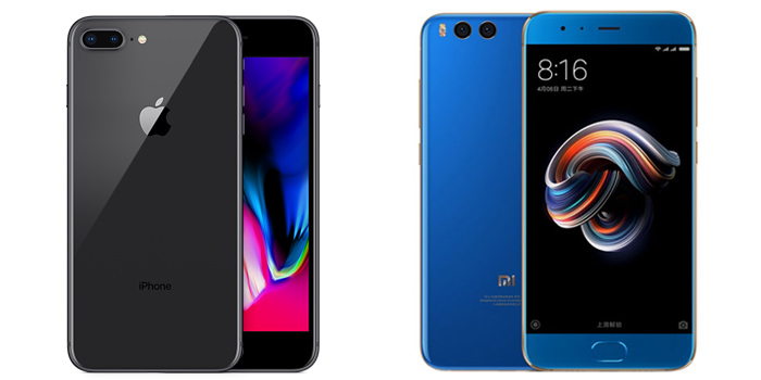 iPhone 8 Plus vs Xiaomi Mi Note 3