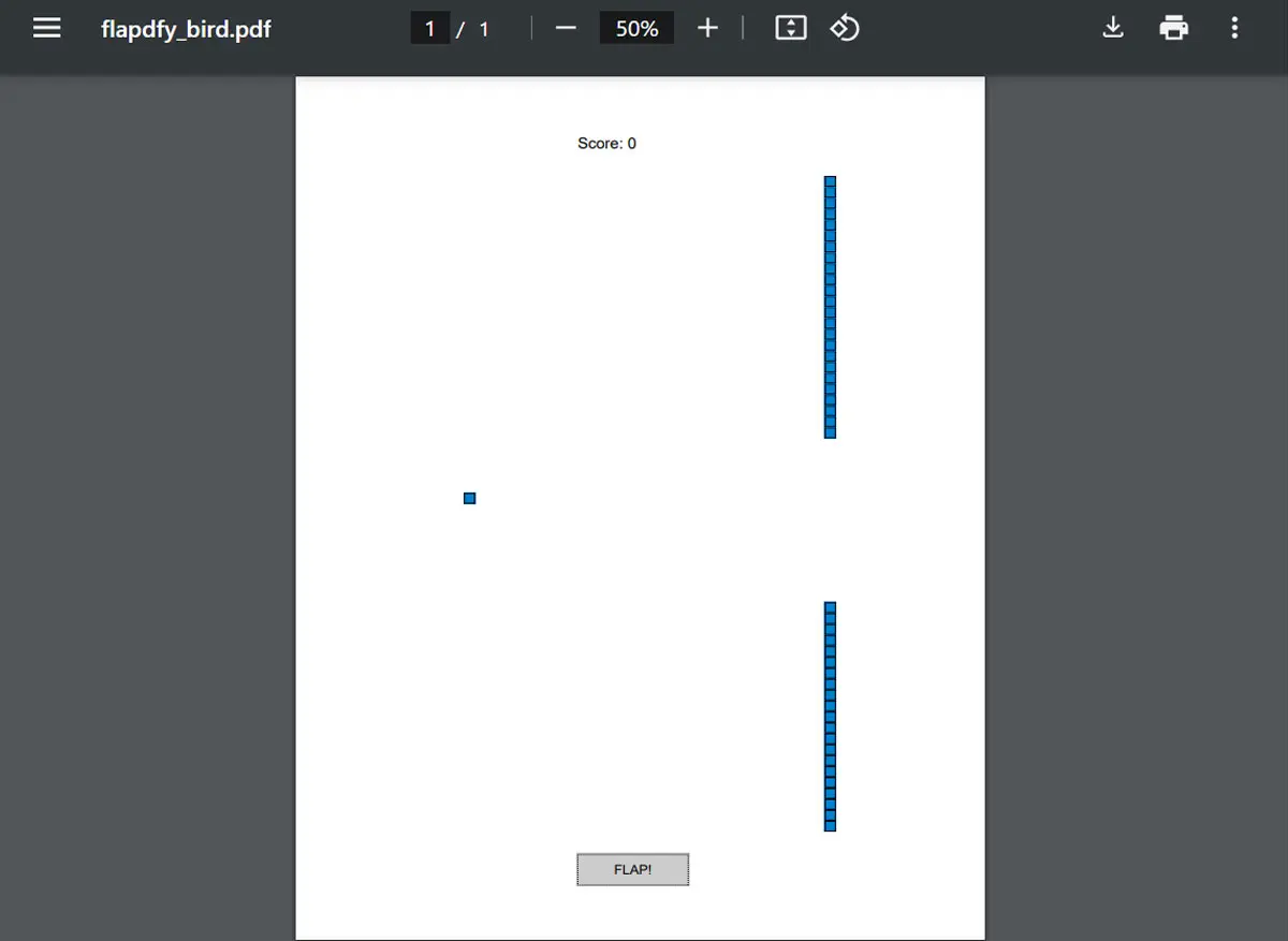 Flappy Bird en PDF
