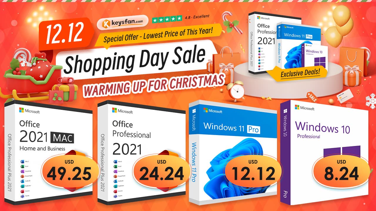 promocion de navidad Keysfan para comprar windows y office mas barato