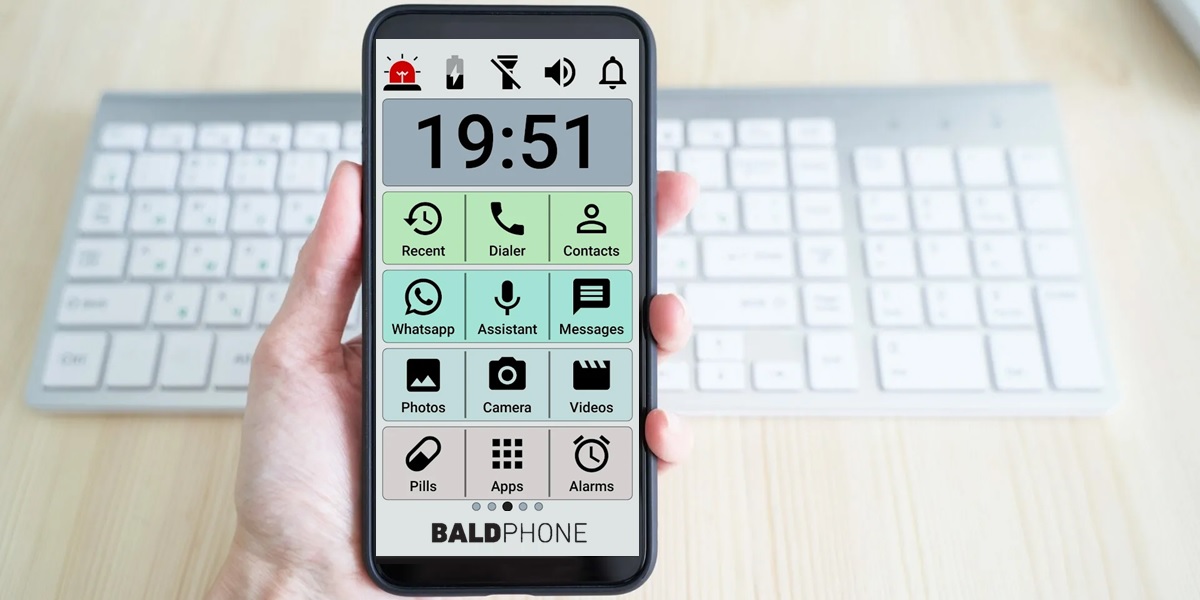 launcher baldphone para gente mayor android