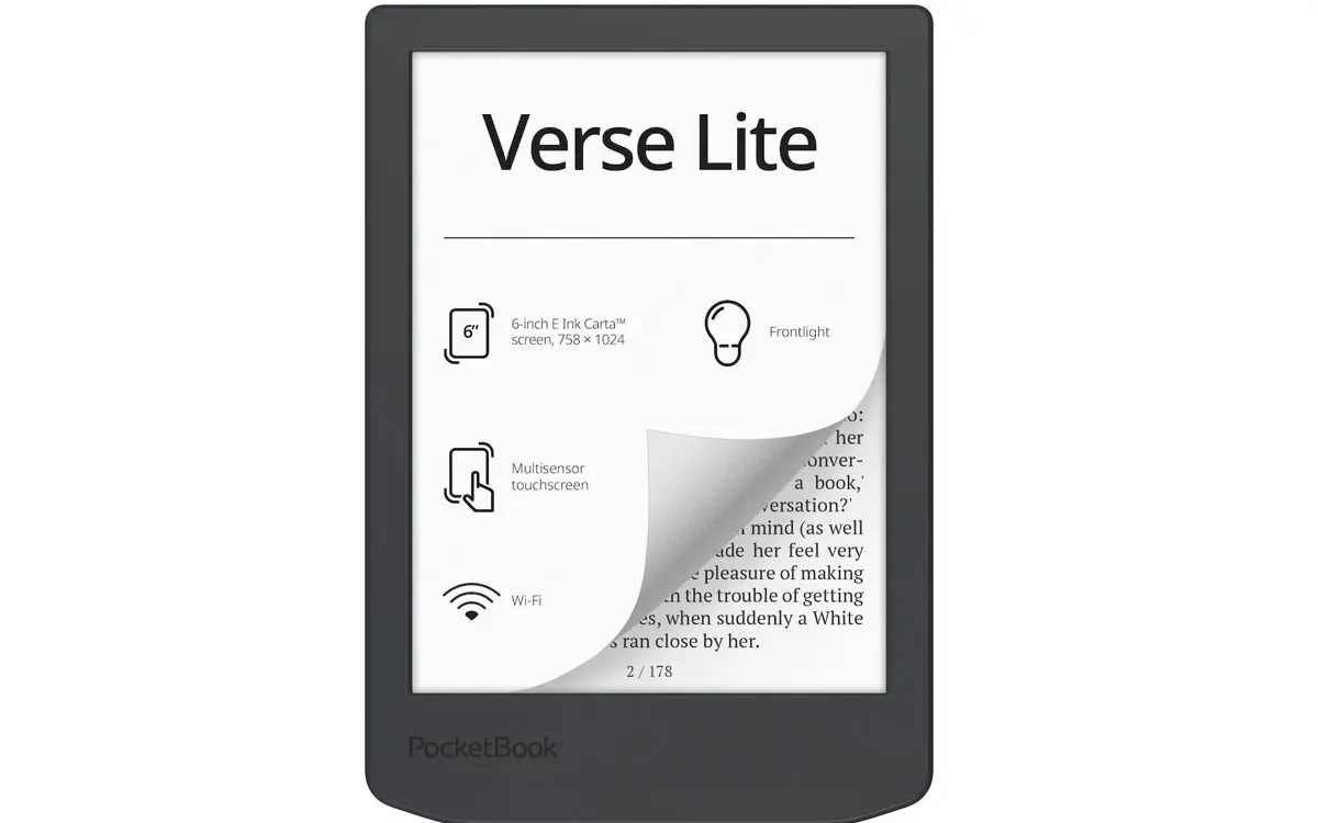 Lector de libros electrónicos de PocketBook Verse Lite
