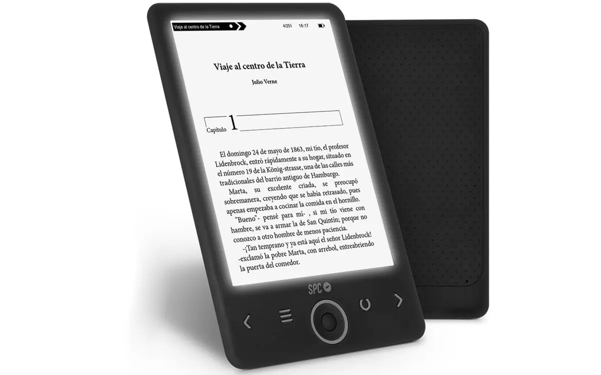 Lector de libros electrónicos de SPC Dickens Light 2