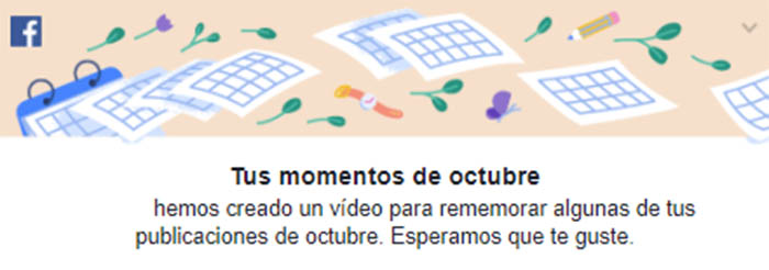 los momentos de octubre en facebook