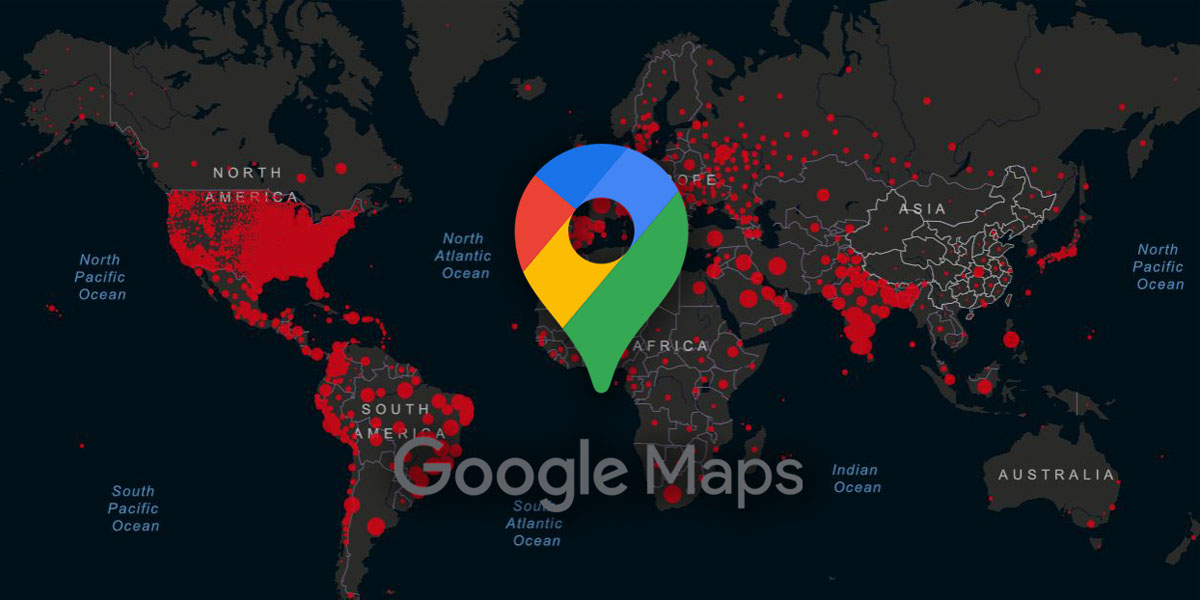 mapa contagio covid google maps