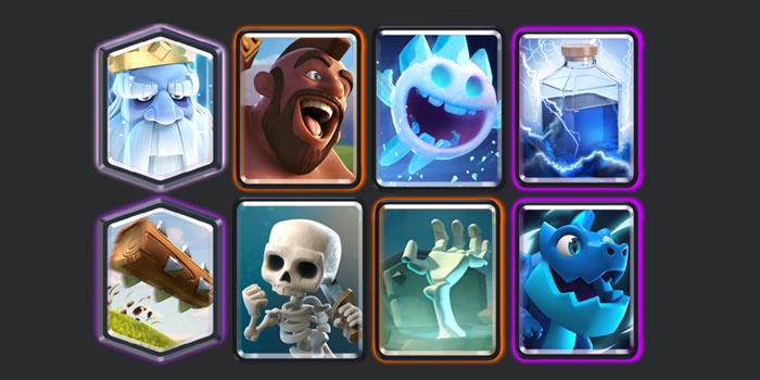 dragon electrico mazo clash royale