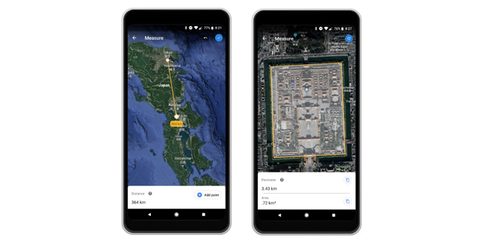 medir distancias en google earth