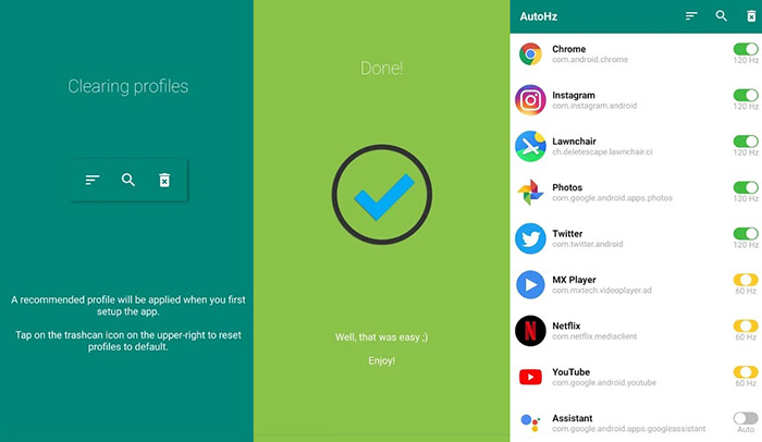 mejorar pantalla app oneplus