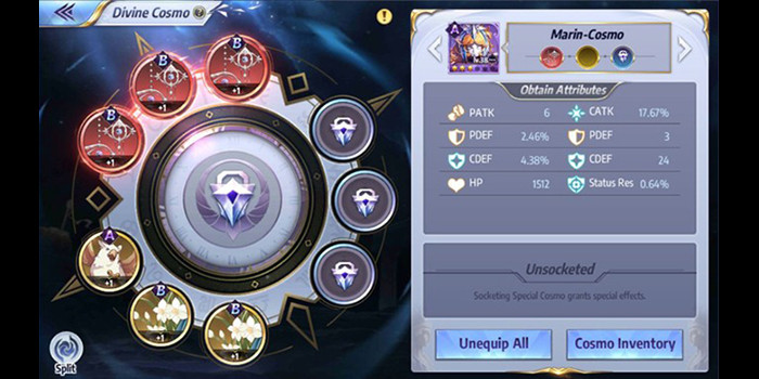 mejoras cosmos saint seiya awakening