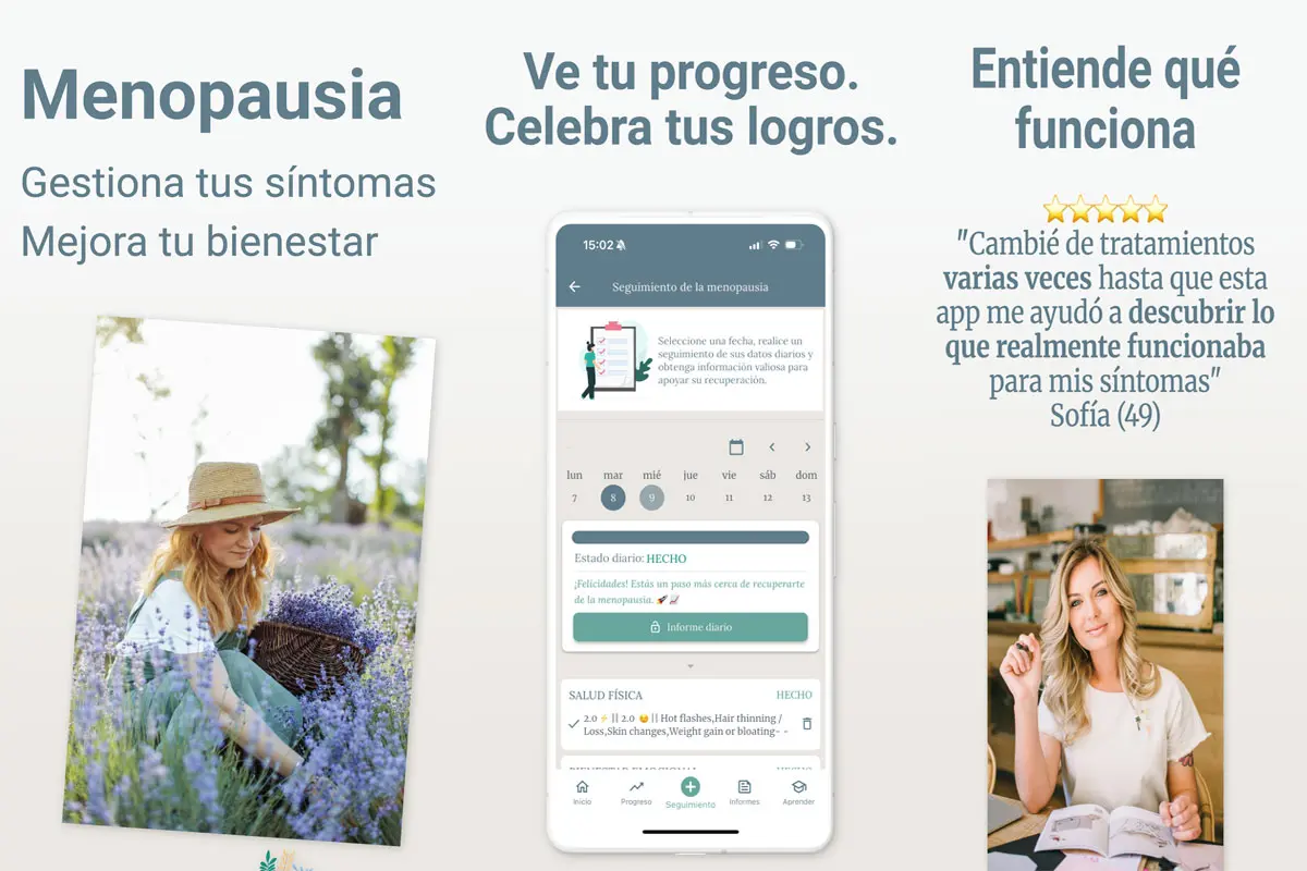 Menopause Journey, app para seguimiento de la menopausia