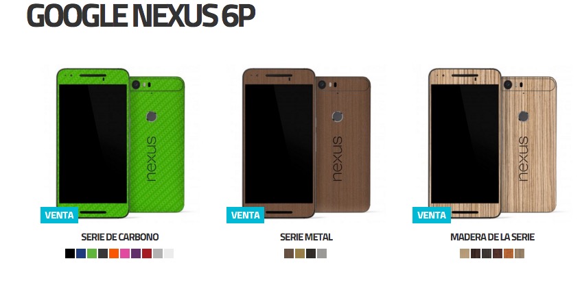 mejores skins nexus 6p y nexus 5x