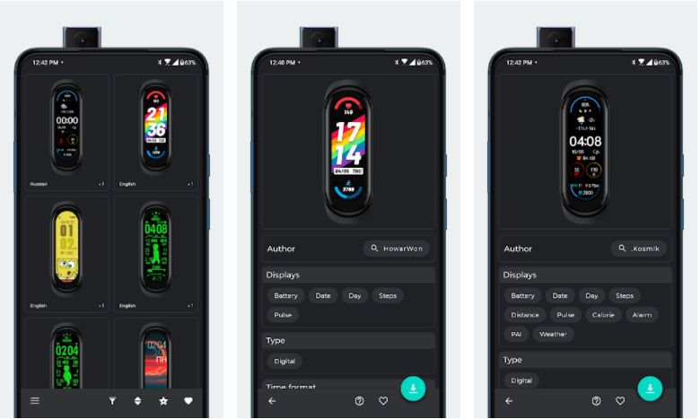 Mi Band 6 Watch Faces